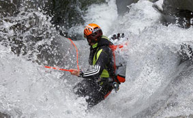 Canyoning in outdoorpark Area 47
