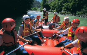 Rafting voor alle leeftijden
