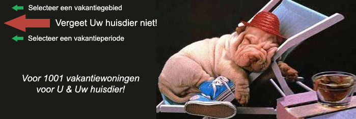 Vakantie met Uw huisdier