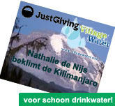 Bedwing de Kilimanjaro voor schoon drinkwater!