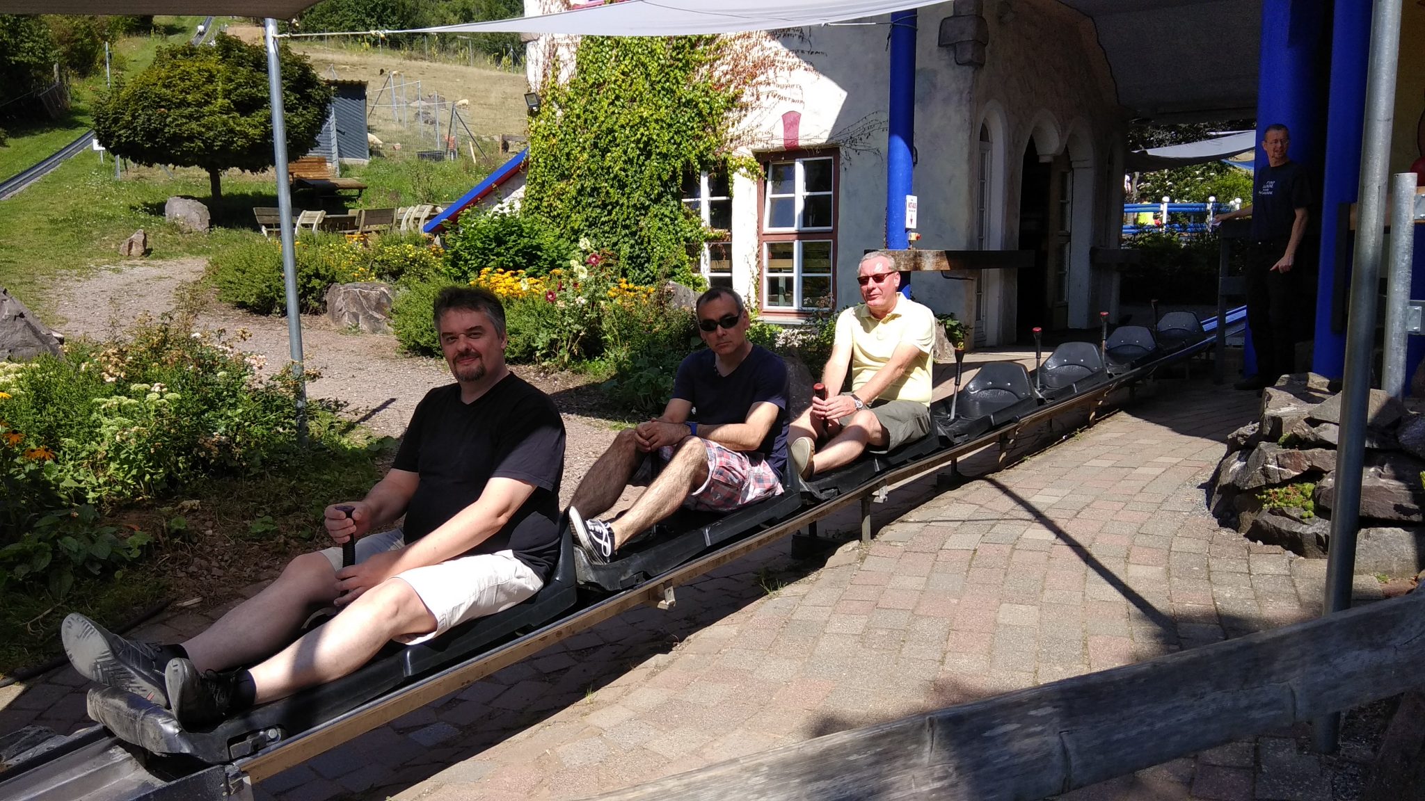 Rodelen aan de Edersee