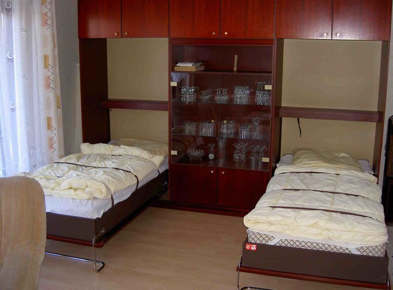 Bed 5+6 in woonkamer