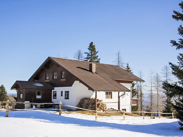 Foto van exterieur van Vakantiehuis Sirnitz - Hochrindlin de winter