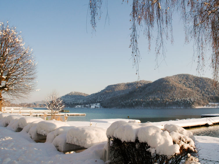 Foto van exterieur van Vakantiehuis Klopeiner Seein de winter
