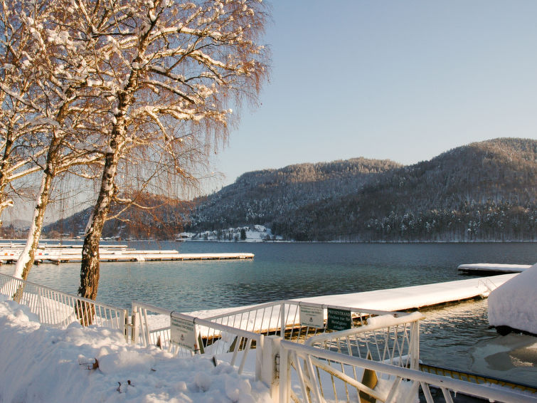 Foto van exterieur van Vakantiehuis Klopeiner Seein de winter
