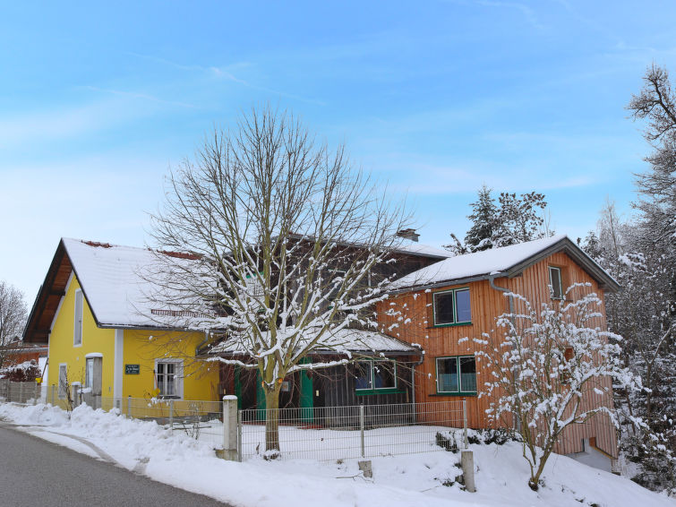 Foto van exterieur van Vakantiehuis Geinbergin de winter