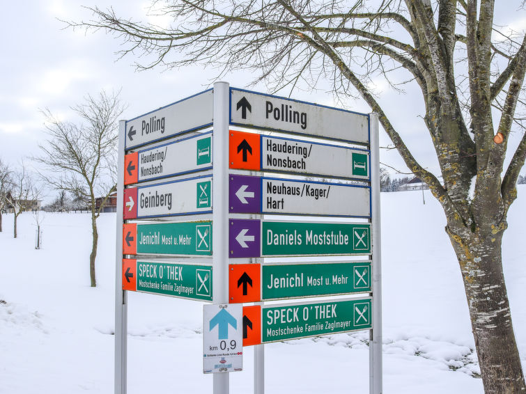 Foto van exterieur van Vakantiehuis Geinbergin de winter