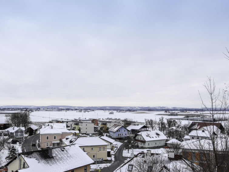 Foto van exterieur van Vakantiehuis Geinbergin de winter