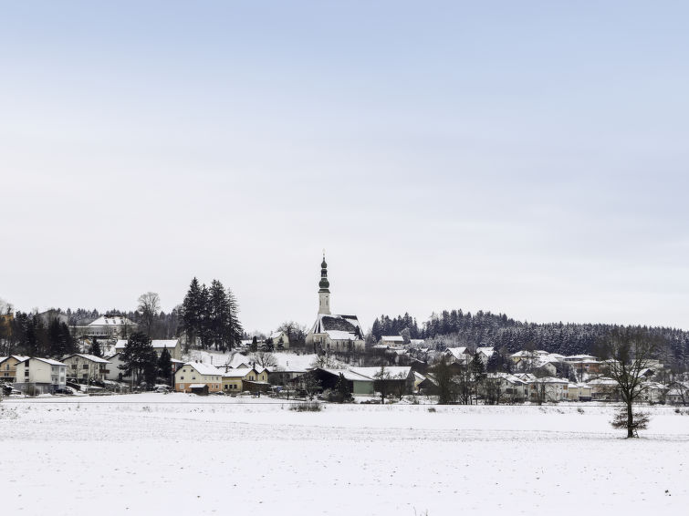 Foto van exterieur van Vakantiehuis Geinbergin de winter