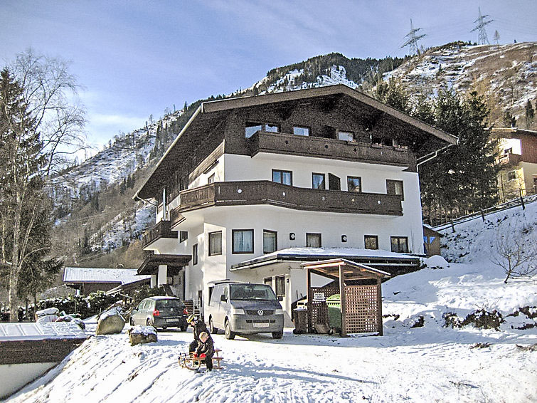 Foto van exterieur van Appartement Kaprunin de winter
