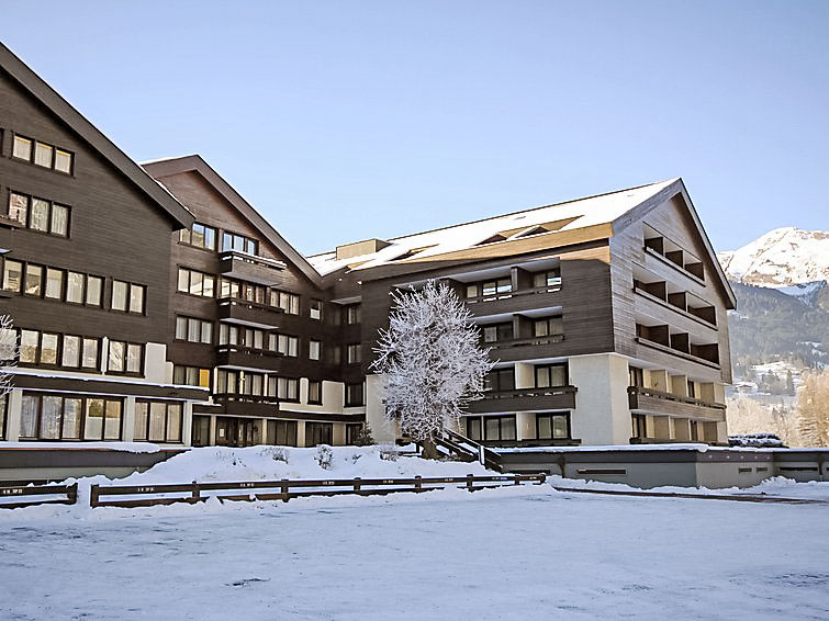 Foto van exterieur van Appartement Bad Hofgasteinin de winter