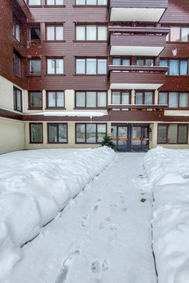 Foto van exterieur van Appartement Bad Hofgasteinin de winter
