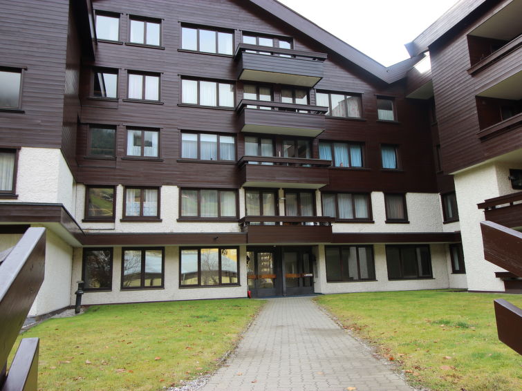 Foto van exterieur van Appartement Bad Hofgasteinin de winter