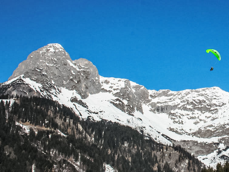 Foto van exterieur van Appartement Werfenwengin de winter