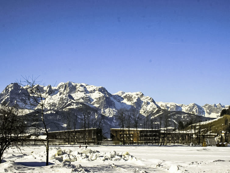 Foto van exterieur van Appartement Werfenwengin de winter