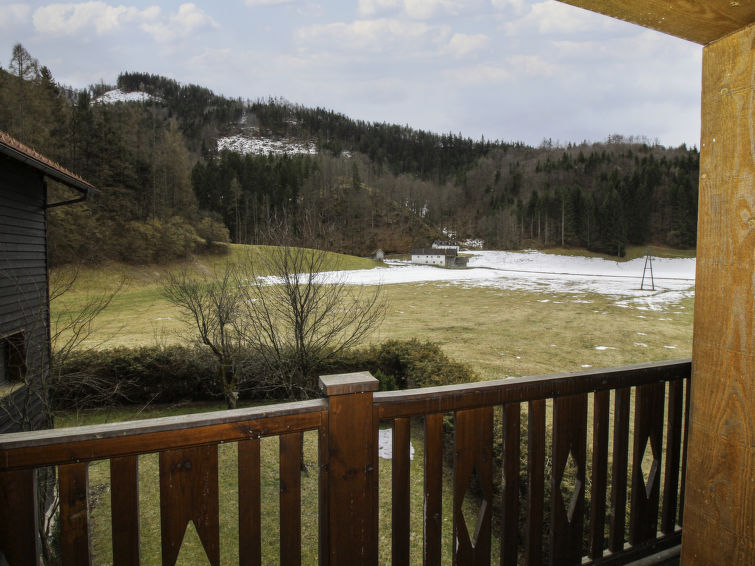 Foto van exterieur van Appartement Grünau im Almtalin de winter Foto van exterieur van Appartement Grünau im Almtalin de winter