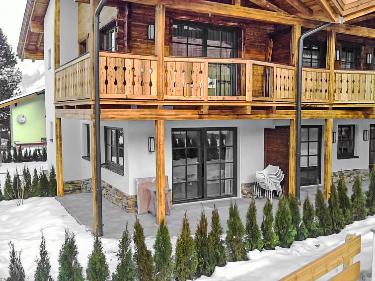 Foto van exterieur van Appartement Kaprunin de winter Foto van exterieur van Appartement Kaprunin de winter