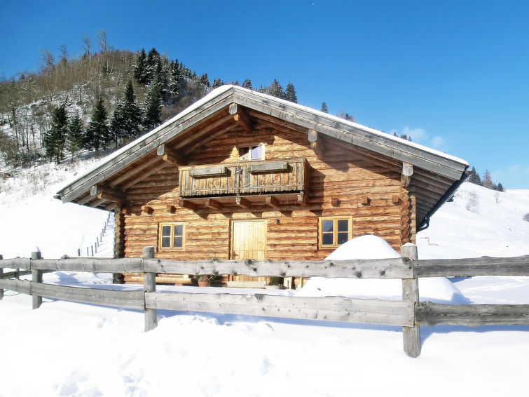 Foto van exterieur van Vakantiehuis Uttendorfin de winter