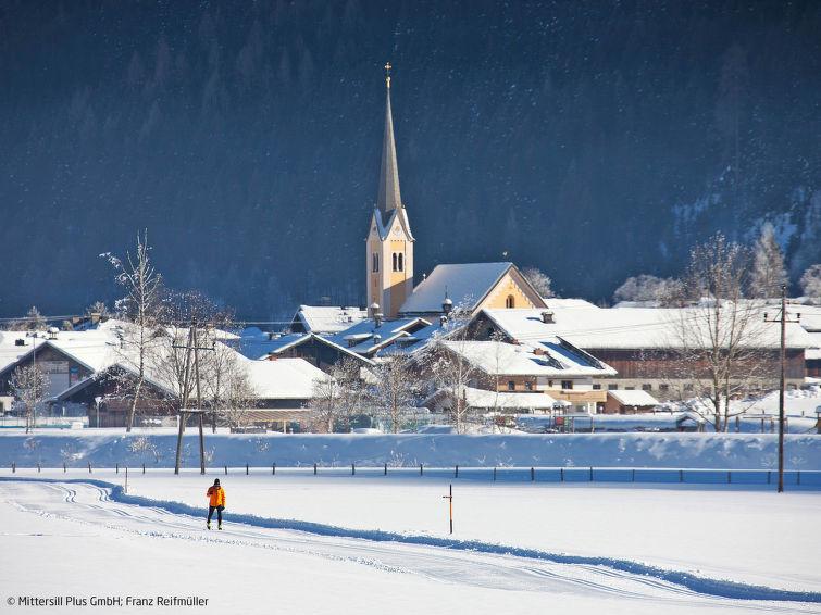 Foto van omgeving van Vakantiehuis Mittersillin de winter