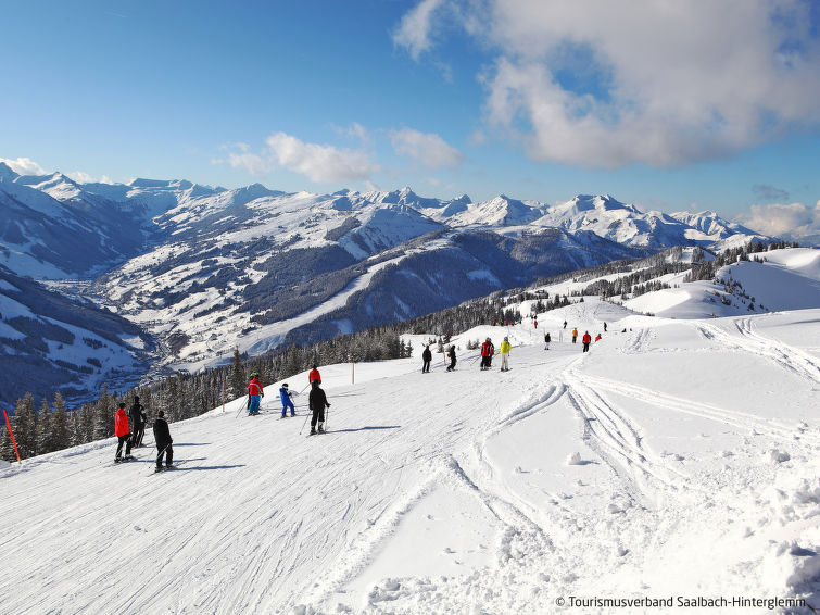 Foto van omgeving van Appartement Saalbach-Hinterglemmin de winter