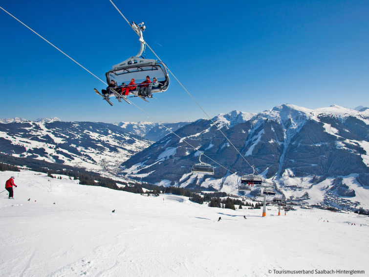 Foto van omgeving van Appartement Saalbach-Hinterglemmin de winter