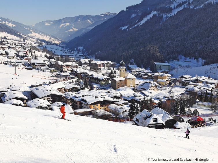 Foto van omgeving van Appartement Saalbach-Hinterglemmin de winter