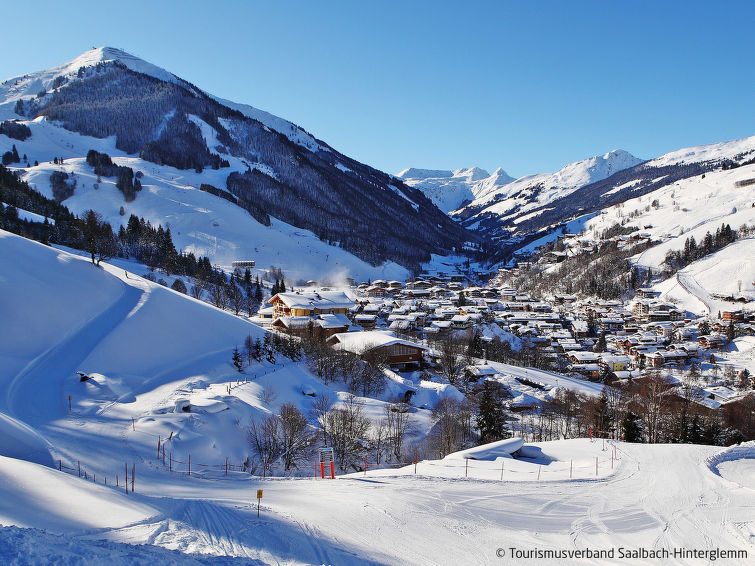 Foto van omgeving van Appartement Saalbach-Hinterglemmin de winter