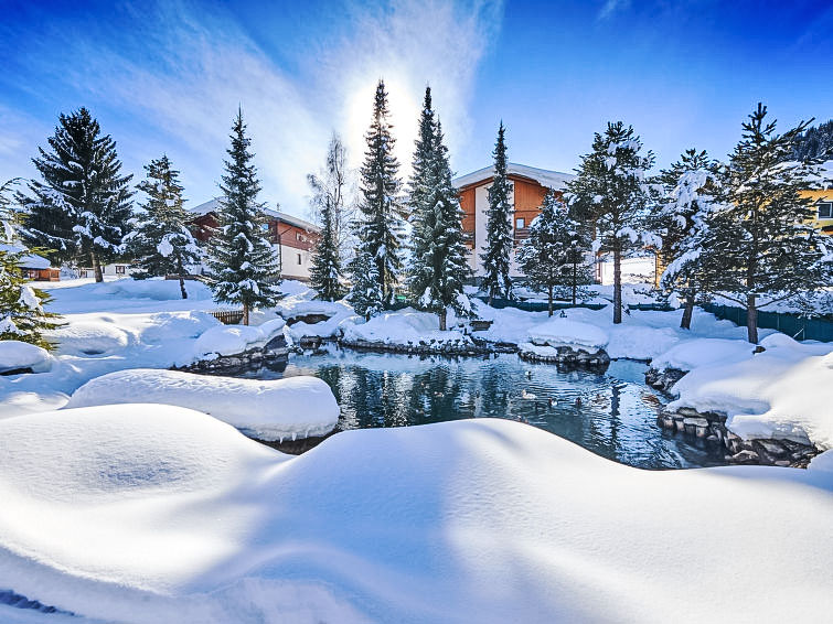 Foto van exterieur van Appartement Flachauin de winter