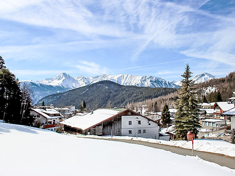 Foto van exterieur van Appartement Reith bei Seefeldin de winter