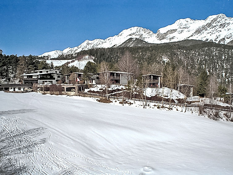 Foto van exterieur van Vakantiehuis Telfsin de winter Foto van exterieur van Vakantiehuis Telfsin de winter