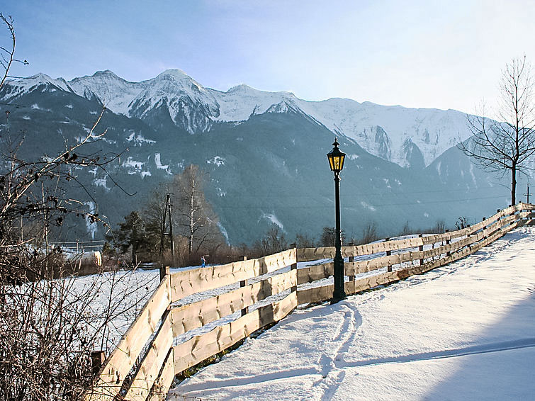 Foto van exterieur van Vakantiehuis Telfsin de winter Foto van exterieur van Vakantiehuis Telfsin de winter