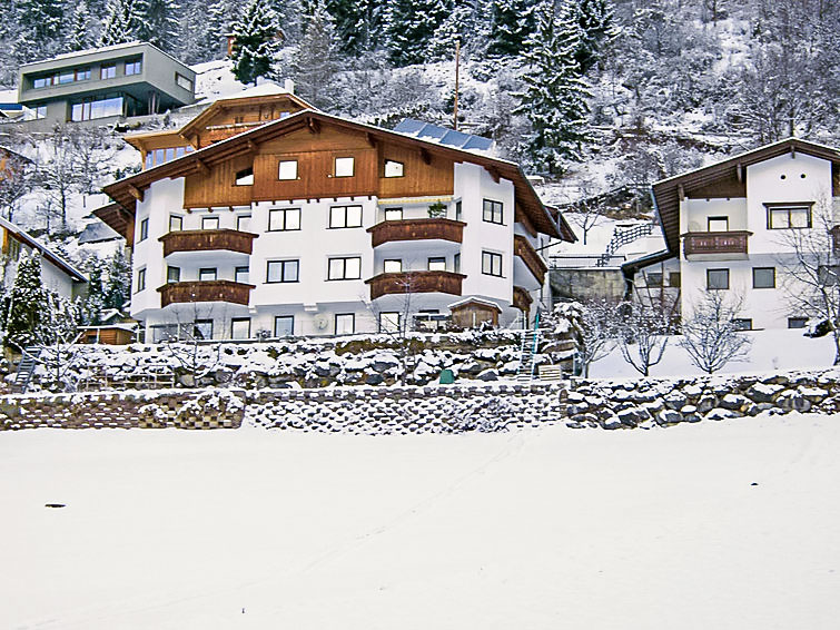 Foto van exterieur van Appartement Fliess/Landeck/Tirol Westin de winter