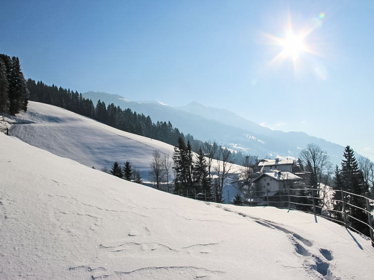 Foto van exterieur van Appartement Fügenin de winter Foto van exterieur van Appartement Fügenin de winter