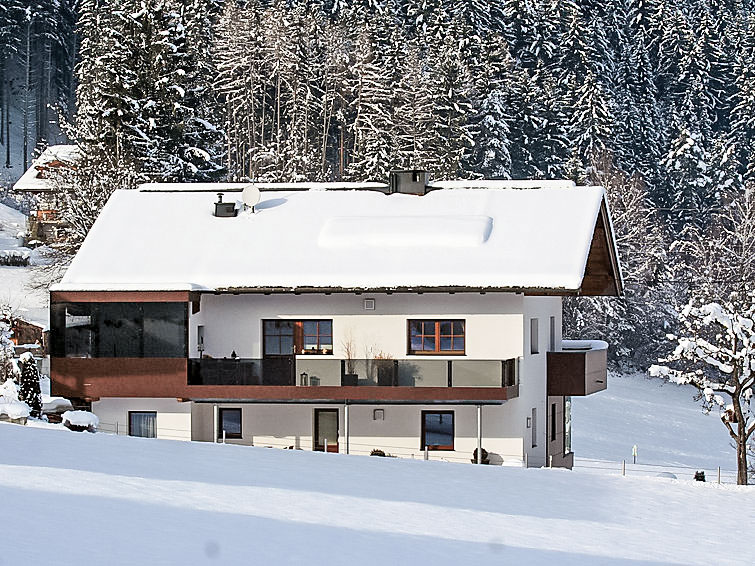 Foto van exterieur van Appartement Kaltenbachin de winter