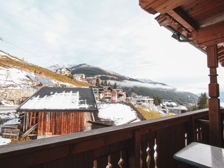 Foto van exterieur van Appartement Königsleitenin de winter Foto van exterieur van Appartement Königsleitenin de winter