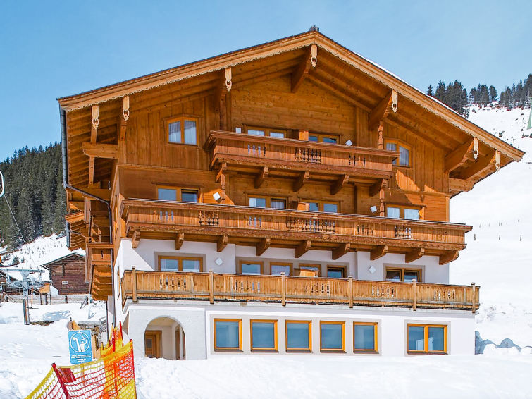 Foto van exterieur van Appartement Königsleitenin de winter Foto van exterieur van Appartement Königsleitenin de winter