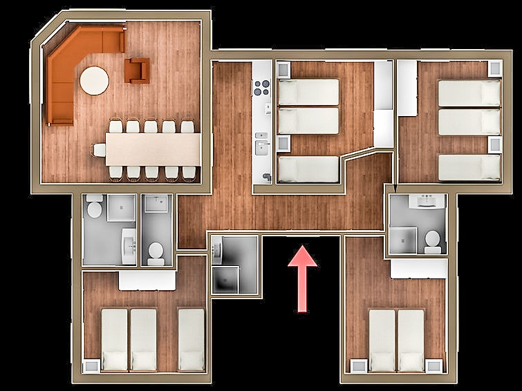 Foto van wonen van Appartement Sölden Foto van wonen van Appartement Sölden