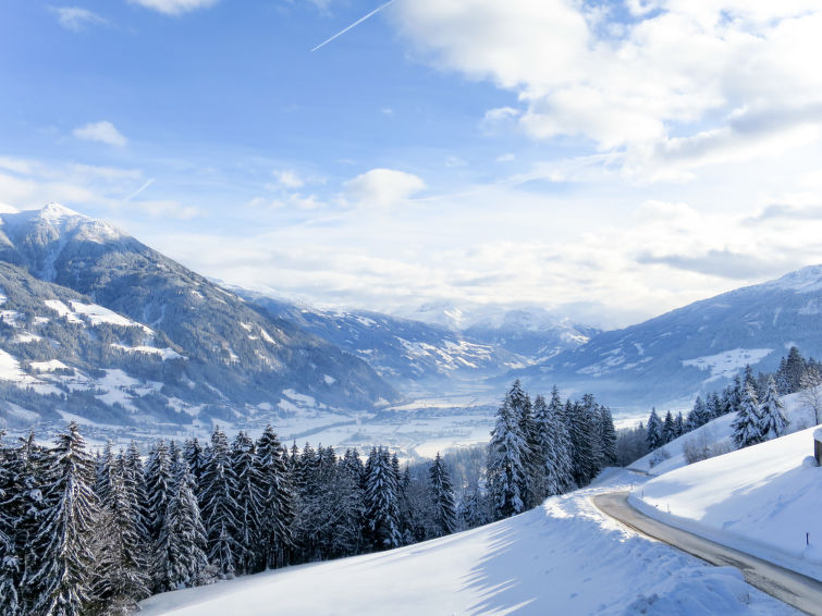 Foto van exterieur van Appartement Fügenin de winter Foto van exterieur van Appartement Fügenin de winter