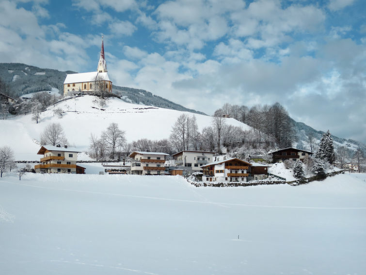 Foto van exterieur van Appartement Fügenin de winter Foto van exterieur van Appartement Fügenin de winter