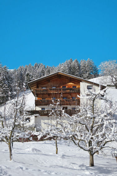 Foto van exterieur van Vakantiehuis Mayrhofenin de winter