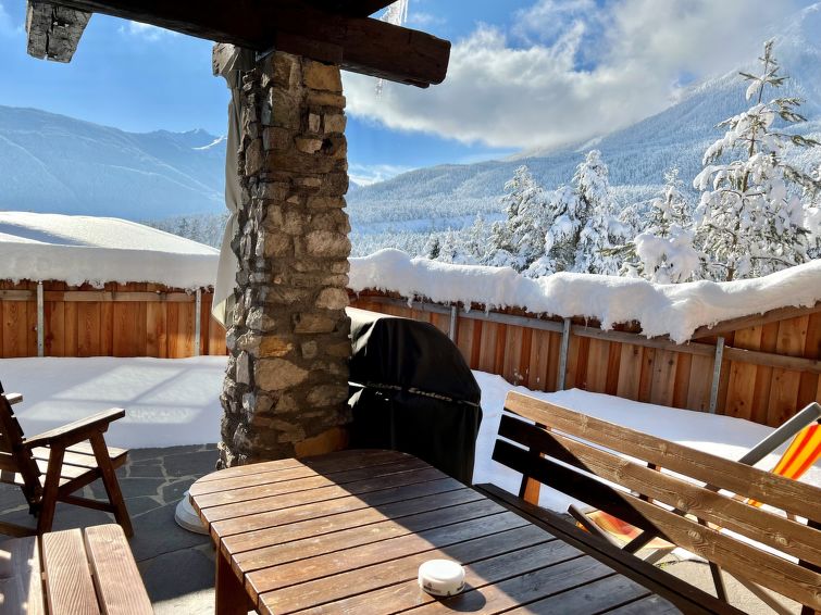 Foto van exterieur van Vakantiehuis Imstin de winter