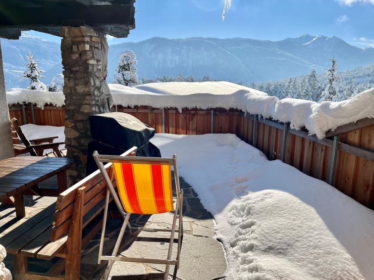 Foto van exterieur van Vakantiehuis Imstin de winter