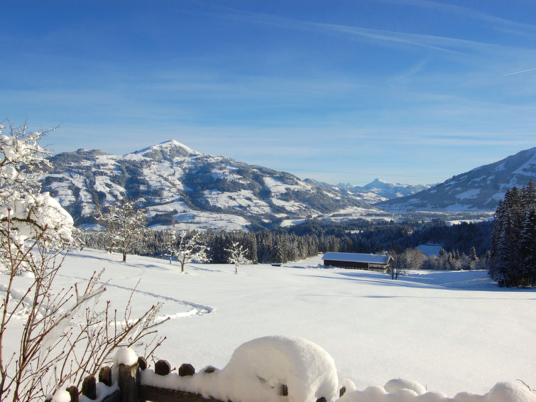 Foto van exterieur van Appartement Hopfgarten im Brixentalin de winter