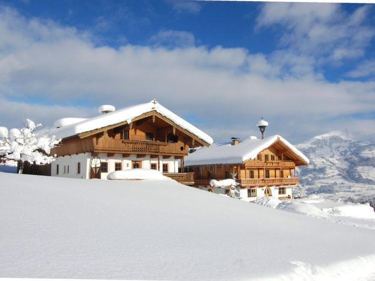 Foto van exterieur van Appartement Hopfgarten im Brixentalin de winter