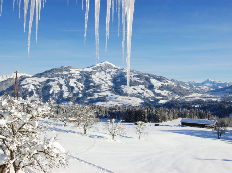 Foto van exterieur van Appartement Hopfgarten im Brixentalin de winter