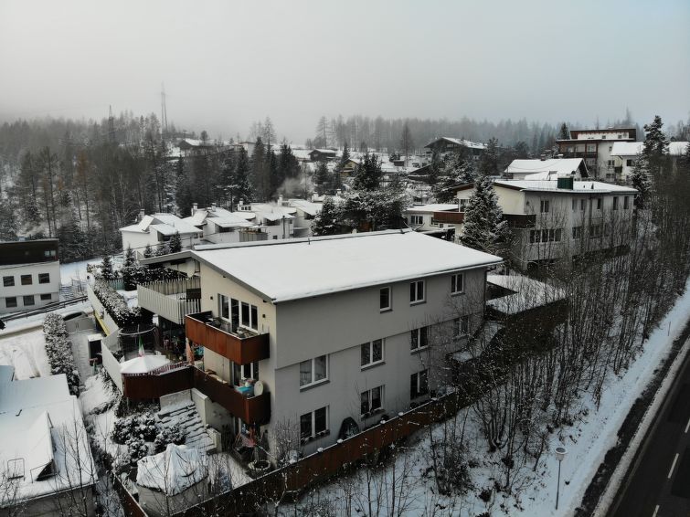 Foto van exterieur van Appartement Reith bei Seefeldin de winter