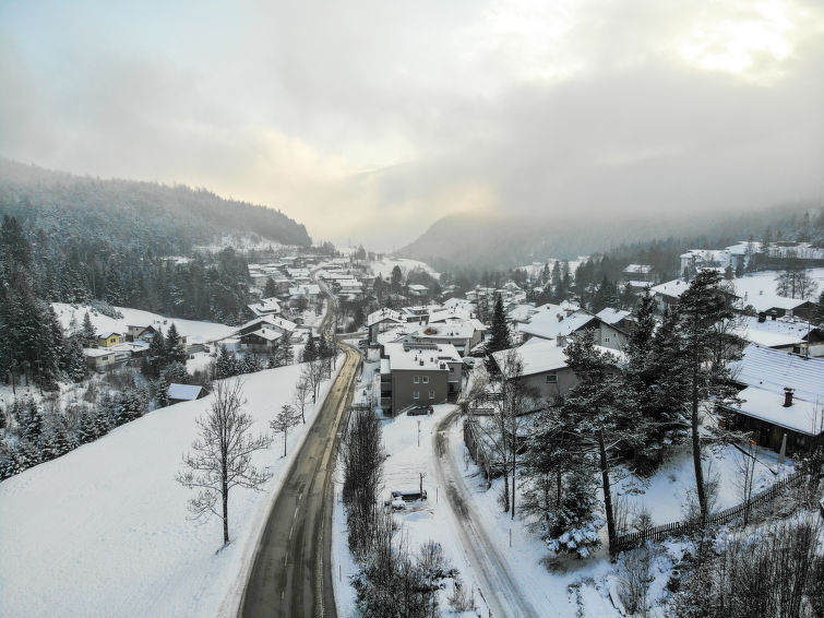 Foto van exterieur van Appartement Reith bei Seefeldin de winter