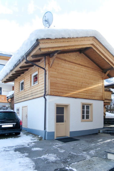 Foto van exterieur van Vakantiehuis Mayrhofenin de winter