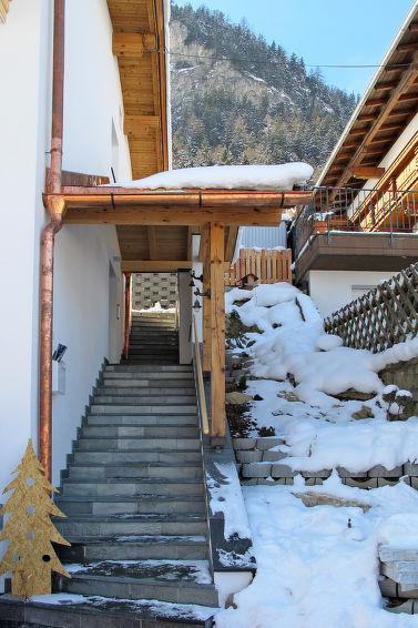 Foto van exterieur van Appartement Mayrhofenin de winter