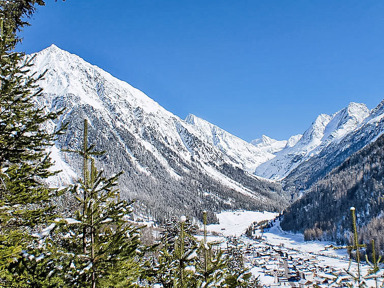 Foto van exterieur van Appartement Längenfeldin de winter Foto van exterieur van Appartement Längenfeldin de winter